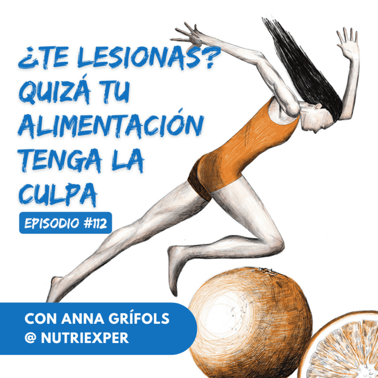 EPISODIO #112. ¿Te lesionas? Quizá tu alimentación tiene la culpa episode artwork